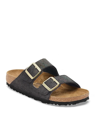 Birkenstock Women's Arizona Buckled Slip On Footbed Slide Sandals