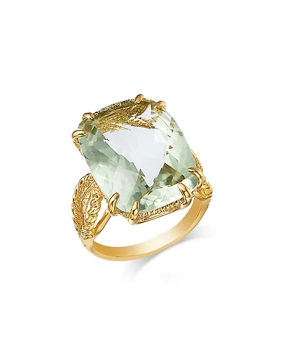 Bloomingdale's Fine Collection Prasiolite Cushion Cut Ring