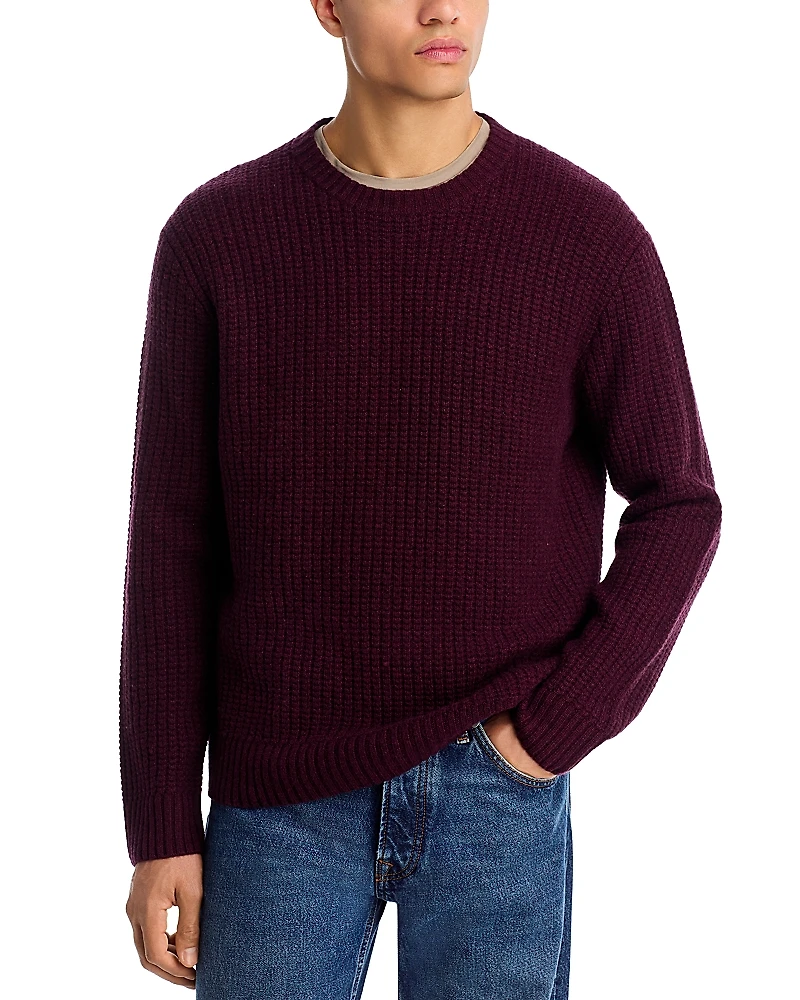 The Men's Store at Bloomingdale's Wool & Cashmere Box Stitch Sweater - Exclusive