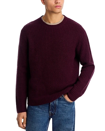 The Men's Store at Bloomingdale's Wool & Cashmere Box Stitch Sweater - Exclusive