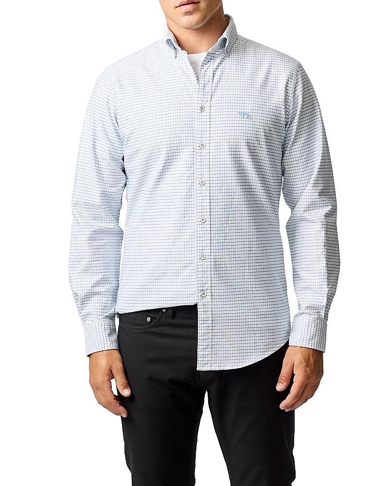 Rodd & Gunn Slim Fit Check Oxford 5 Long Sleeve Shirt