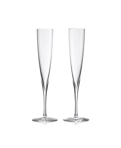 Elegance Champagne Trumpet Flute, Pair
