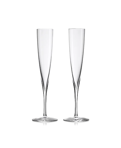Waterford Elegance Champagne Trumpet Flute, Pair