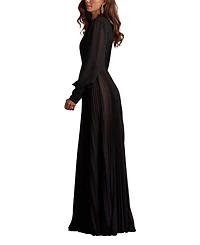 Fellows Blouson Sleeve Gown