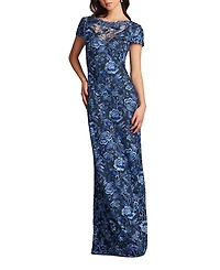 Oran Embroidered Tulle Gown