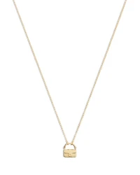 Signature Handbag Pendant Necklace, 16"-18"