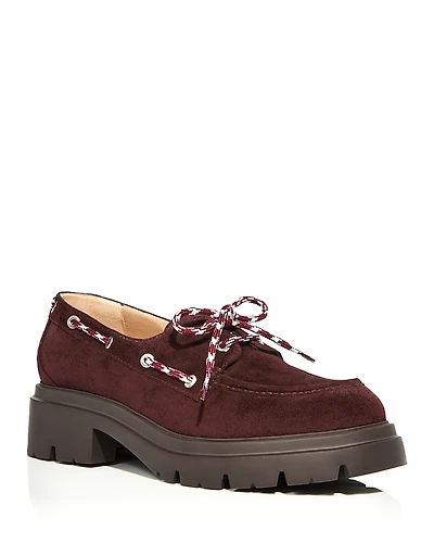 Stuart Weitzman Women's Hudson Suede Moccasins