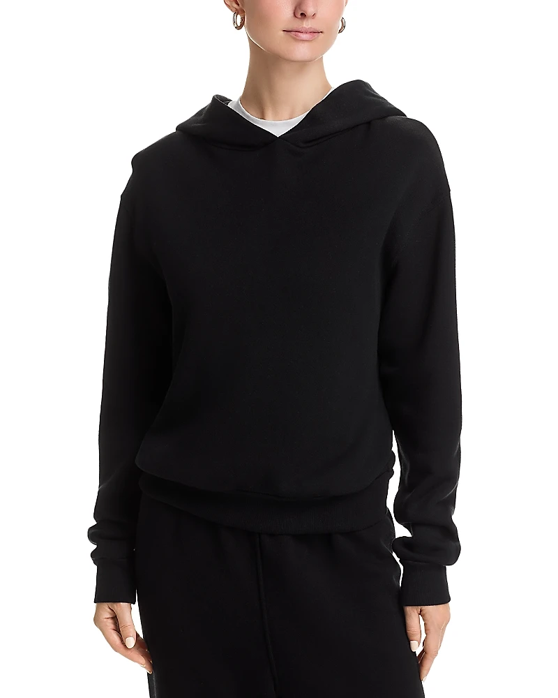 perfectwhitetee Heart Fleece Pullover Hoodie