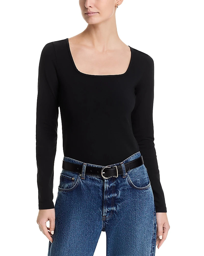 perfectwhitetee Maeve 90s Jersey Long Sleeve Tee