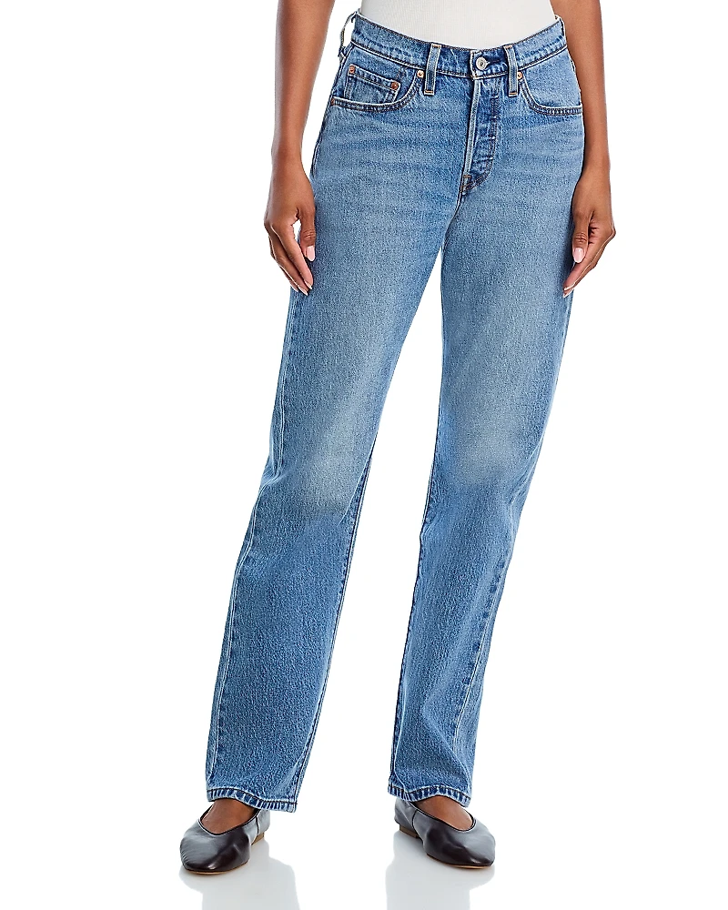 Levi's 501 Curve High Rise Straight Jeans