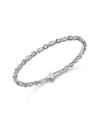 Bloomingdale's Fine Collection Certified Lab Grown Diamond Marquis & Round Tennis Bracelet