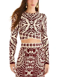 Farm Rio Pineapple Love Knit Top