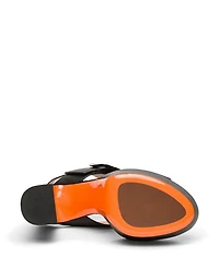 Women's leather High Heel Sandal