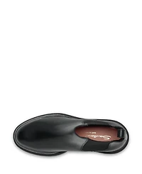 Women's Black Leather Chelsea Boot
