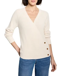 Nic+Zoe Shaker Stitch Wrap Sweater