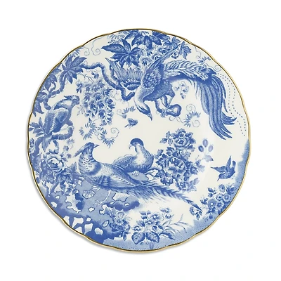 Royal Crown Derby Aves Blue Salad Plate