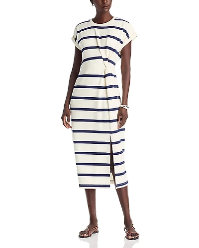 Tommy Bahama Agua Isle Short Sleeve Midi Dress