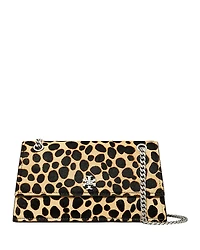 Tory Burch Kira Turnlock Calf Hair Shoulder Bag
