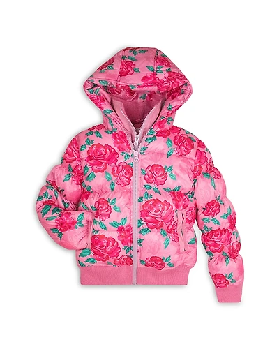 Appaman Girls' Flurry Floral Hooded Coat - Little Kid, Big Kid