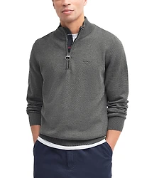 Barbour Cotton Half Zip Knitted Jumper