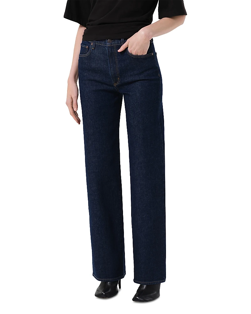 Agolde Harper Mid Rise Relaxed Straight Jeans