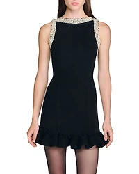 Sandro Short Beaded Dress