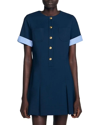Short Pleated Dress