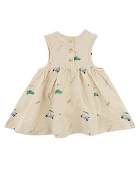 Girls' S25 Golf Print Lily Tank Dress - Little Kid
