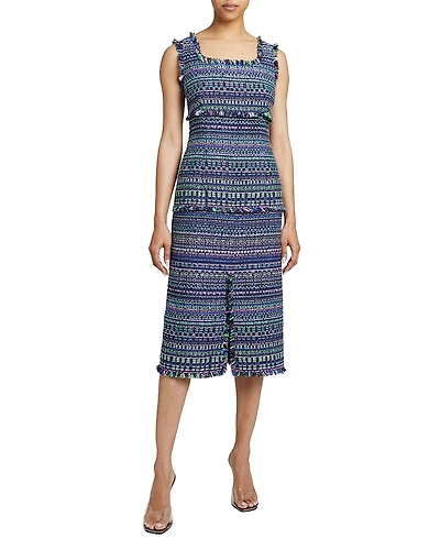 Santorelli Faye A Line Sleeveless Modern Tweed Sheath Dress