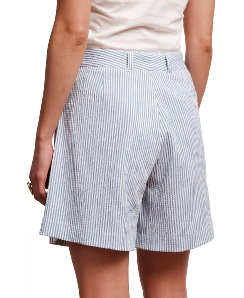 Benny Short Stripe Seersucker