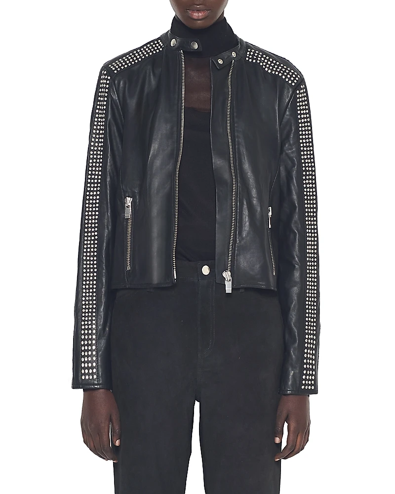 As by Df Ryder Upcycled Leather Jacket