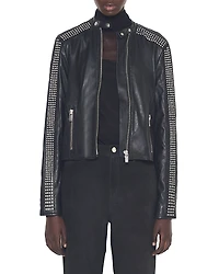 As by Df Ryder Upcycled Leather Jacket