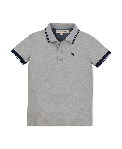 Boys' Organic Short Sleeve Knit Pique Polo Shirt - Big Kid