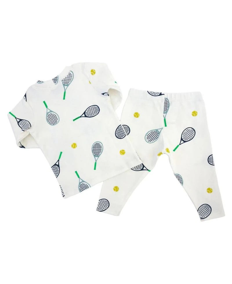 Boys' Tennis Print Two Piece Set - Baby