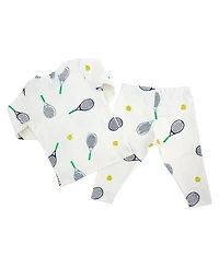 Boys' Tennis Print Two Piece Set - Baby