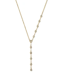 Bloomingdale's Fine Collection Diamond Bezel Lariat Necklace