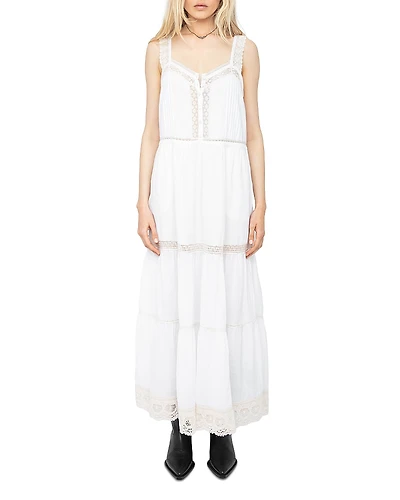 Zadig & Voltaire Long Lingerie Inspired Dress