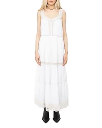 Zadig & Voltaire Long Lingerie Inspired Dress