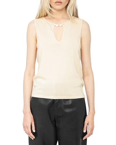 Zadig & Voltaire Sayani Vico Sleeveless Sweater