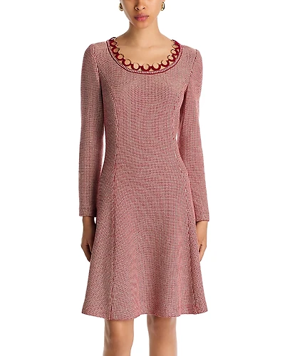 Misook Scoop Neck A Line Dress