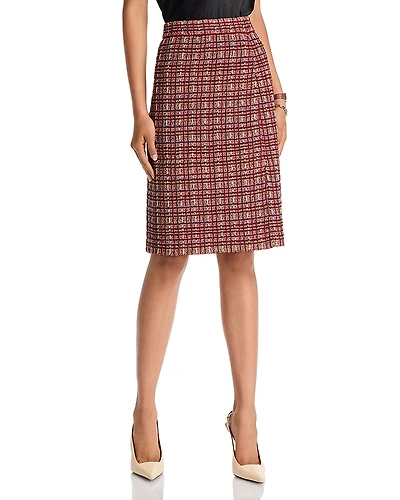 Misook Tweed Pencil Skirt