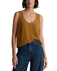 St. John Silk Crepe Top