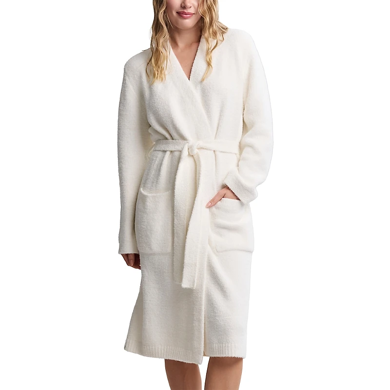 Barefoot Dreams CozyChic Luxe Robe With Rib Detail