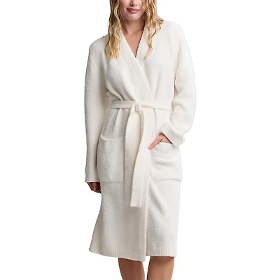 Barefoot Dreams CozyChic Luxe Robe With Rib Detail