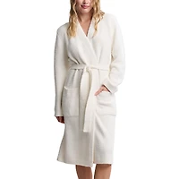 Barefoot Dreams CozyChic Luxe Robe With Rib Detail