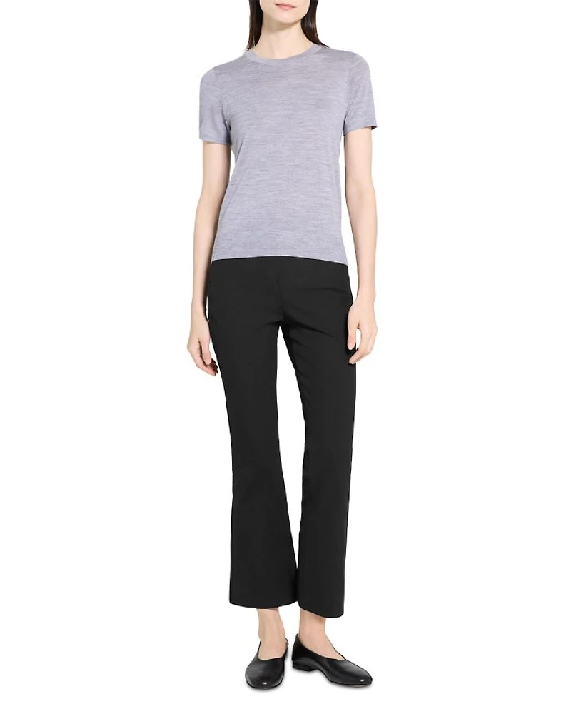 Lightweight Wool Short Sleeve Top