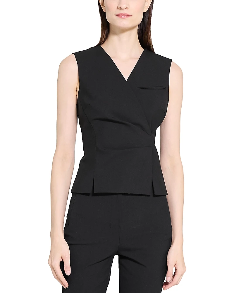 Theory Sleeveless Wrap Vest