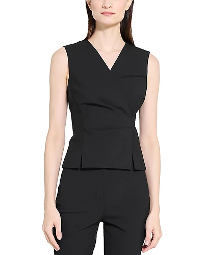 Theory Sleeveless Wrap Vest