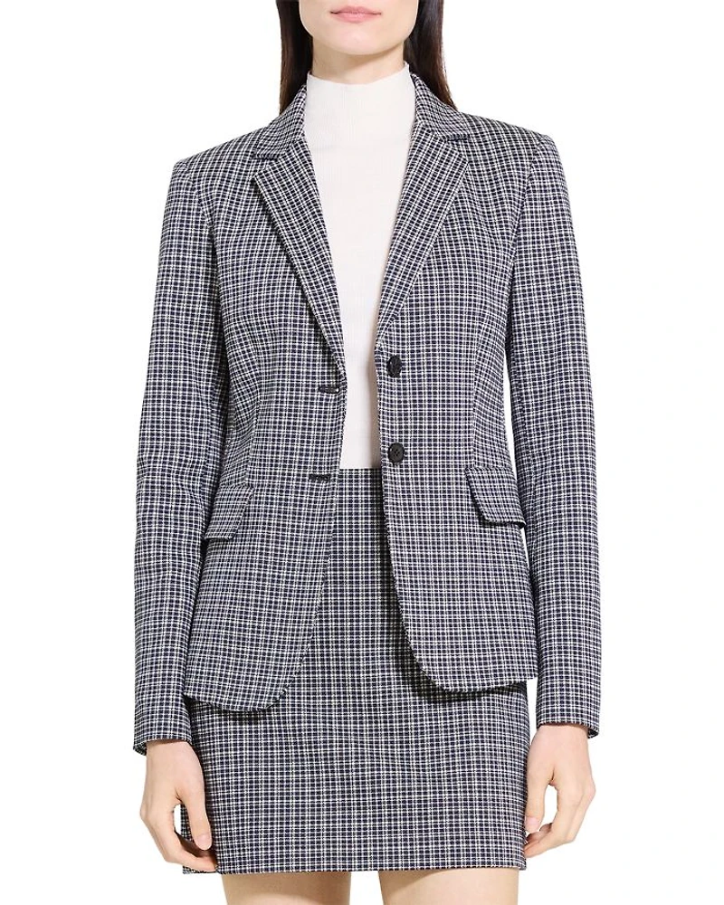 Carissa Plaid Blazer