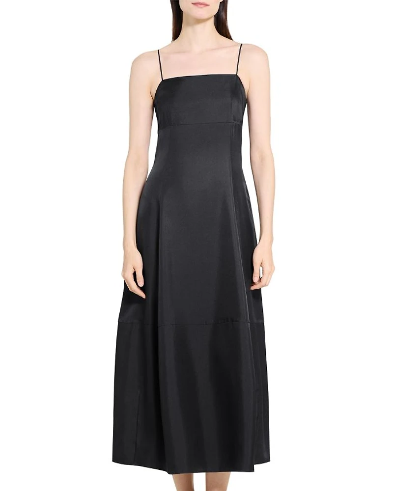 Silk Parachute Skirt Dress